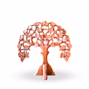 Panneau Ohm Décoratif Rond en Bois 30cm
