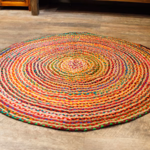 Gerecycled Katoen - Rond - 150cm