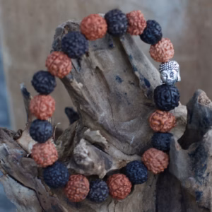 Rudraksha Buddha Mala Armband - Mix