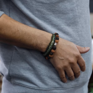 Rudraksha Buddha Mala Armband - Mix
