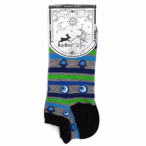 S/M Hop Hare Bambussocken Niedrig - 36 - 40 - Böser Blick und Hamsa