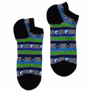 S/M Hop Hare Bambussocken Niedrig - 36 - 40 - Böser Blick und Hamsa