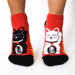S/M Hop Hare Bamboo Socks Low - 36-40 - Lucky Cat