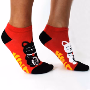 S/M Hop Hare Bamboo Socks Low - 36-40 - Lucky Cat