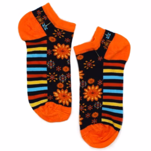 S/M Hop Hare Bamboo Socks Low - 36-40 - Mandala Flowers