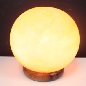 Lampe de Sel de l'Himalaya Ronde - 15x15cm