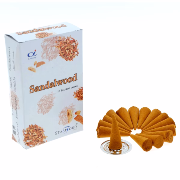 Stamford Premium Rökelsekoner - Sandelträ