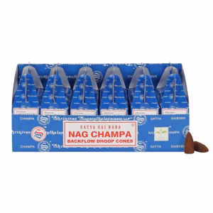 Satya Backflow Dhoop Koner - Nag Champa (24 st)