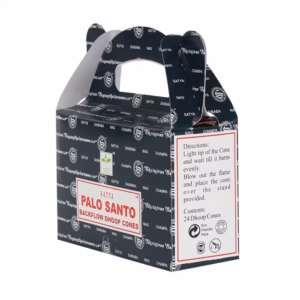 Satya Backflow Dhoop Cones - Palo Santo (24 st)