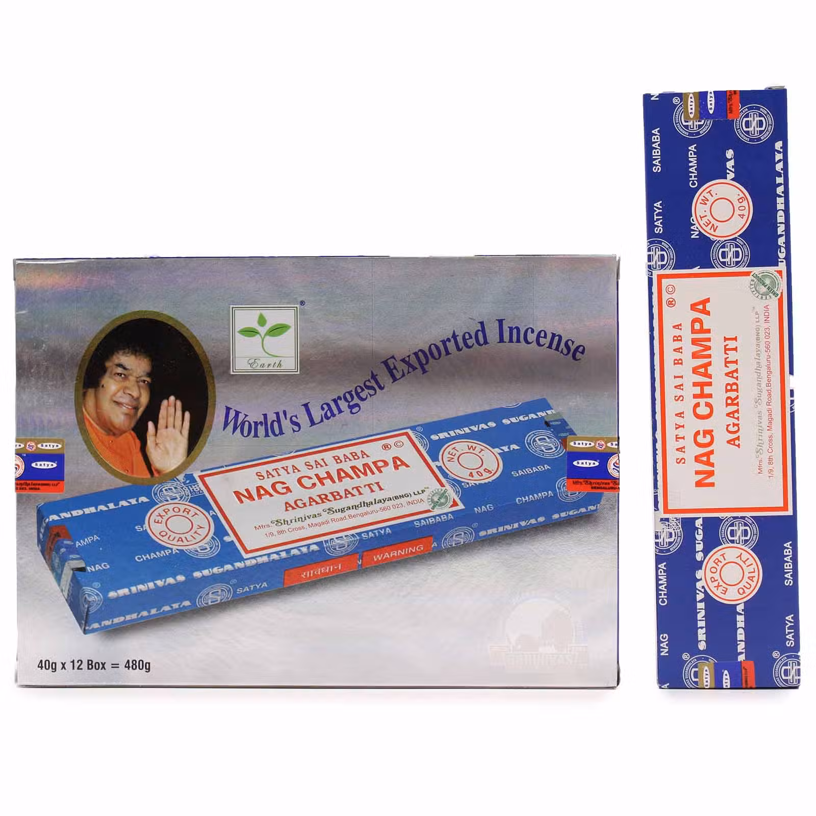 Satya Nag Champa Rökelse - 40g