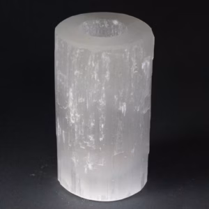 Selenite Cylinder Lysestage - 15cm