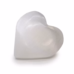 Selenit Hjerte - 7 - 8cm