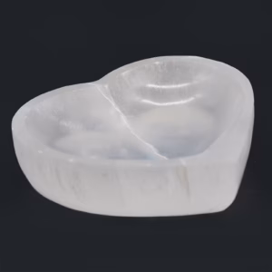 Bol Coeur Sélénite - 15cm