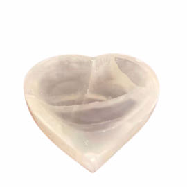 Selenit - Schale - Herz - 15cm