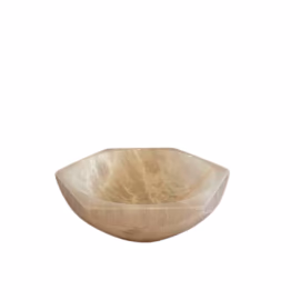 Selenit - Sechskantschale - 15cm