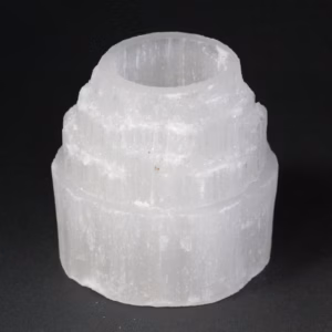 Selenit Mountain Top Lysestage - 8cm