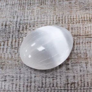 Selenite Palm Stone - 8cm