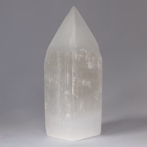 Torre de Punta de Lápiz de Selenita - 15cm