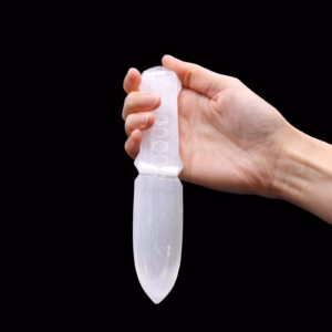 Selenit - Ritualmesser - Chakra
