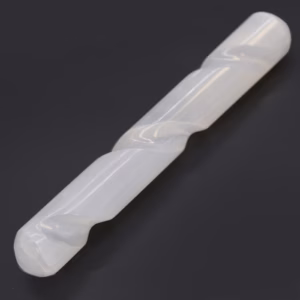 Varita Espiral de Selenita - Aprox.16cm ( Ambos Extremos Redondos)