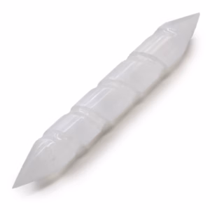 Selenitt Spiralstav - 16cm (spiss I Begge Ender)