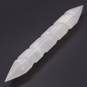 Selenitt Spiralstav - 16cm (spiss I Begge Ender)