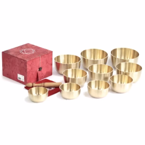 Lot de 10 Bols Métal Cloche