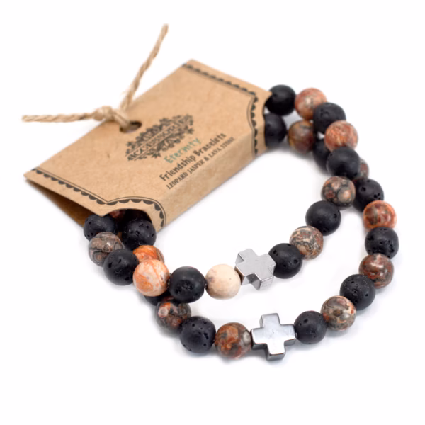 Gemstone Friendship Bracelets - Eternity - Set of 2