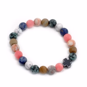 Vennskaps Armbånd - Harmony - Rainbow Gemstones 2 Stk.