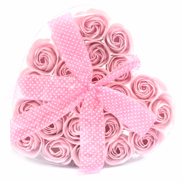 Set de 24 Flores de Jabón - Rosas Rosa