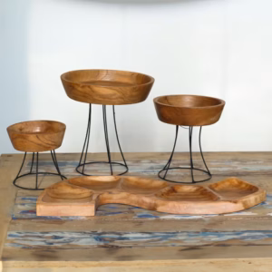 Stützset aus Holz
