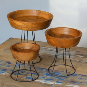 Stützset aus Holz