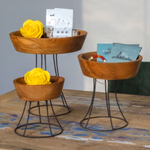 Stützset aus Holz