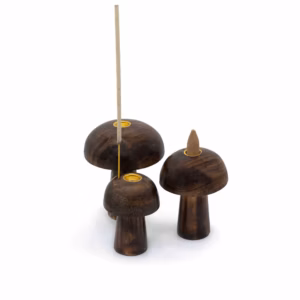 Set van 3 Wierookkegel Paddenstoelen - 10cm 9cm 8cm
