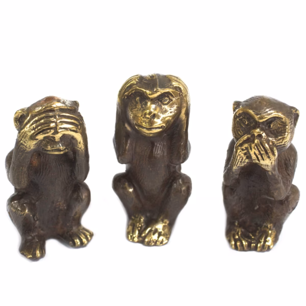 Aapjes - See No, Hear No, Speak No Evil - Set van 3