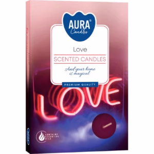 Set of 6 Scented Tealights - Love