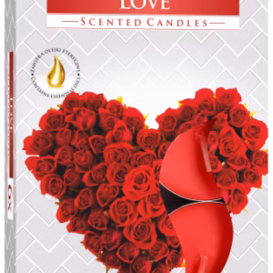 Set of 6 Scented Tealights - Love