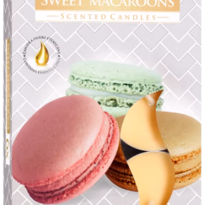Telys / Duftlys - Sweet Macaroon 6 Stk.