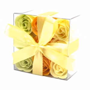 Boîtes de 9 Roses de Savon - Lavande