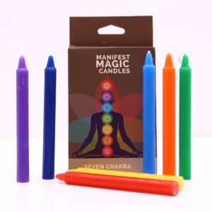 Seven Chakra Manifest Candles - Pack of 7