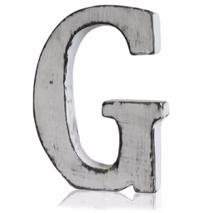 Shabby Chic Buchstaben - G