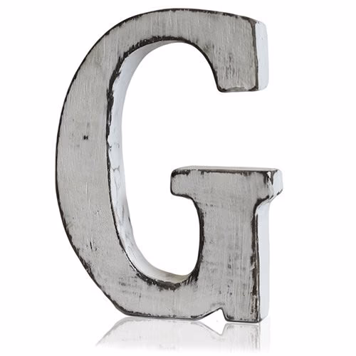 Shabby Chic Buchstaben - G