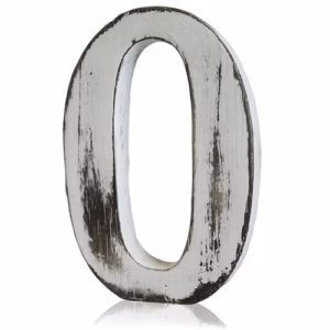 Shabby Chic Buchstaben - O
