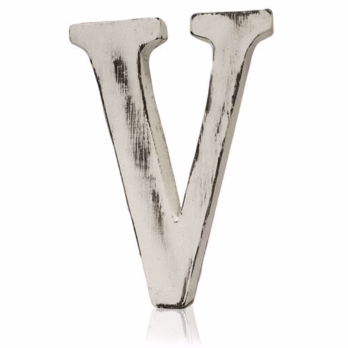 Shabby Chic Buchstaben - V