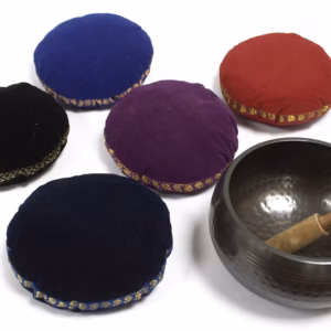 Tibetische Artefakte und Klangschalen Samtkissen für Klangschalen - 16cm