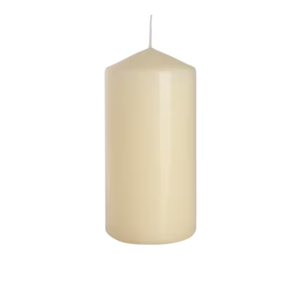 Single Pilaar Kaars 60x120mm - Ivory