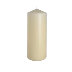 Stumpenkerze - Ivory - 80x200mm