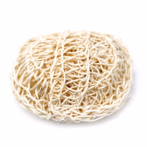 Sisalsvamp og Skrub - Blød Rund Eksfolierende Pude