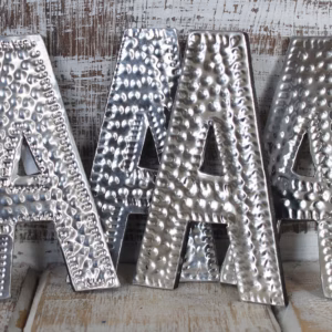 Arty Aluminum Letters - A - Klein