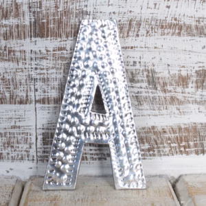 Arty Aluminum Letters - A - Klein